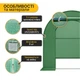 Садова теплиця парник LEOBRO Garden 9м2 Green (LB-G102-GRN) - зображення 4