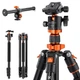 Профессиональный штатив трипод для камеры K&F Concept K234A7+BH-28L с центральной вращающейся колонной на 360° (высота 2м, грузоподъемность 10кг) (KF09.087V6) - изображение 1