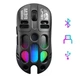 Беспроводная мышка М38 с RGB-подсветкой 2,4G+Bluetooth+USB-кабель Черная - изображение 2
