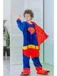 Детская пижама кигуруми Супермен (Superman) Синий Kigurumi kcr0428 130 см - изображение 9