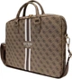 Torba na laptopa Guess 4G Printed Stripes 16" Brown (3666339119539) - obraz 2