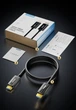 Кабель оптичний HDMI AOC 20 м 2.1, 8K 60Hz Jasoz A138, чорний ( код: HDMIFO-20m ) - зображення 7