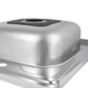Мойка для кухни накладная Brinex 6080-R Satin 0,6 мм - изображение 6