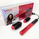 Фен-щітка для волосся VGR V-489 3 в 1, 1100-1300 Вт, BLDC мотор, 3 насадки (кругла щітка, щітка для локонів, насадка для випрямлення), 3 температурні режими, 3 швидкості, холодне повітря, обертання шнура 360°, захист від перегріву — універсальний стайлер - изображение 1
