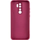 Чехол TPU GETMAN Liquid Silk Full Camera для Xiaomi Redmi Note 8 Pro Бордовый / Marsala - изображение 1