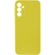Чехол TPU GETMAN Liquid Silk Full Camera для Samsung Galaxy A35 Желтый / Flash - изображение 2