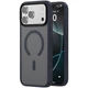 Чехол панель силиконовый Epic Insane Case Metal Buttons with MagFit MagSafe Colorful для Apple iPhone 17 Pro Max (6.9") Navy Blue - изображение 1