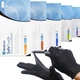 Нітрилові рукавички Medicom, щільність 5 г. - SafeTouch Premium Black - Чорні (100 шт) - изображение 1