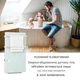 Инфракрасный обогреватель для ванной комнаты KLARSTEIN Hot Spot Crystal Flow LED(10035035) 2000 Вт 5-40°C - изображение 6