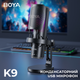 Микрофон конденсаторный с изменением диаграммы направленности Boya K9 RGB Black - изображение 6