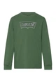 Лонгслив Levis для детей из органического хлопка с логотипом Зеленый (184 pvu green (140 (10A)) - изображение 1