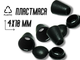 Концевики FROM FACTORY IKZ для шнурков 20шт/10мм - изображение 2