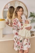 Костюм для крещения девочки Мамине Сонечко Корона маленькая 56 велюр молочный + мешочек для локона у подарок (11236) - изображение 7
