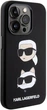 Etui Karl Lagerfeld Karl&Choupette Head do Apple iPhone 15 Pro Max Black (3666339164829) - obraz 4