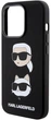 Etui Karl Lagerfeld Karl&Choupette Head do Apple iPhone 15 Pro Max Black (3666339164829) - obraz 5