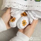 Набор одежды для крещения девочки с цветной вышивкой Мамине Сонечко 56 размер Княжна лен белый + мешочек для прядей в подарок (арт. 11104) - изображение 6