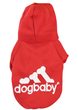 Толстовка "dogbaby" для собак та котів, розмір S, червона - зображення 1