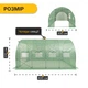 Садова теплиця парник LEOBRO Garden 12м2 Green (LB-G104-GRN) - зображення 2