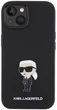 Панель Karl Lagerfeld Silicone Ikonik Metal Pin для Apple iPhone 15 Black (3666339165994) - зображення 3