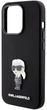 Панель Karl Lagerfeld Silicone Ikonik Metal Pin для Apple iPhone 15 Pro Black (3666339166014) - зображення 5