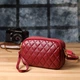 Сумка кросс боди через плечо женская из натуральная кожи Vintage leather-22889 Бордовая - изображение 10