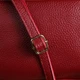 Сумка кросс боди через плечо женская из натуральная кожи Vintage leather-22889 Бордовая - изображение 12