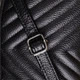 Сумка прошита треугольниками из натуральной кожи Vintage bg229fash09 Черный - изображение 11