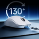 Бездротова ігрова миша MCHOSE A5 v2 Ultra PAW3395 / 26000 DPI / 2,4G / Bluetooth White / Білий - изображение 3