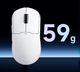Бездротова ігрова миша MCHOSE A5 v2 Ultra PAW3395 / 26000 DPI / 2,4G / Bluetooth White / Білий - изображение 4