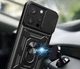 Чехол Primo Shockproof для Apple iPhone 15 Pro Max - противоударный, с подставкой и шторкой для камеры - Black - изображение 8