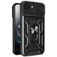 Чехол Primo Shockproof для Apple iPhone 16e / 17e - противоударный, с подставкой и шторкой для камеры - Black - изображение 4