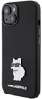 Etui Karl Lagerfeld Silicone Choupette Metal Pin do Apple iPhone 15 Black (3666339166366) - obraz 2
