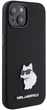 Etui Karl Lagerfeld Silicone Choupette Metal Pin do Apple iPhone 15 Black (3666339166366) - obraz 4