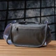 Сумка кросс боди через плечо женская из натуральная кожи Vintage leather-22908 Голубая - изображение 13