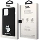 Панель Karl Lagerfeld Silicone Choupette Metal Pin для Apple iPhone 15 Pro Black (3666339166373) - зображення 8