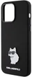 Etui Karl Lagerfeld Silicone Choupette Metal Pin do Apple iPhone 15 Pro Max Black (3666339166380) - obraz 5