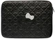 Чохол для ноутбука Hello Kitty Zip PU Quilted Bows 14" Black (3666339190385) - зображення 1