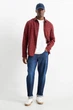 Рубашка в клетку regular fit C&A 22232912c50 M красный (100003474) - изображение 3
