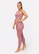 Легінси для спорту в рубчик Stronger 2012c18 XXL рожеві (100003236) - зображення 4