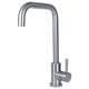 Смеситель для кухни кухонный Г-гусак на гайке KT Ø35 SS AQUATICA KT-4B270P (9722111) (OPT-8001) - изображение 1
