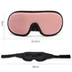 Маска для сна дышащая комфорт 3D Breath Pink + Беруши (17132) - изображение 9