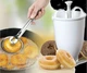 Дозатор кондитерський для пончиків 0,5л Donut Maker 19х9.5 см. пластиковий, білий - зображення 4