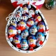 Бокс с киндерами и конфетами для ребенка или девушки на Новый год Пасху день рождения (ar330) - изображение 1