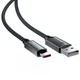 Кабель Acefast C19-04 USB – Type-C 3 А 1.2 м в нейлоновому обплетенні чорний - изображение 4