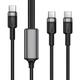 Кабель ACEFAST C22-02 USB-C to 2*USB-C 100W - зображення 1