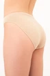 Трусы женские слипы бесшовные Giulia HI-LEG BRIEFS S/M Beige-naturale базовое бельё - изображение 3