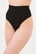 Трусы стринги женские корректирующие Giulia STRING HIGH WAIST MODELLING XXL Black, моделирующее бельё - изображение 2
