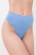 Труси бразиліана жіночі безшовні в рубчик Giulia BRASILIAN BRIEFS RIB S/M Blue-lacecap hydrangea, Трусики-бразиліана рубчик для жінки - зображення 2