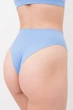 Труси бразиліана жіночі безшовні в рубчик Giulia BRASILIAN BRIEFS RIB S/M Blue-lacecap hydrangea, Трусики-бразиліана рубчик для жінки - зображення 3