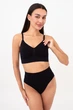 Женские бесшовные трусы бразилиана Giulia BRASILIAN SHAPEWEAR L/XL с эластичным корректирующим поясом, моделирующие, комфортные, черные - изображение 4